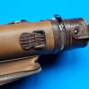 Castillo 3×5 Honey Brown Leather & Chocolate Lizard - Image 14