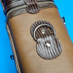 Castillo 3×5 Honey Brown Leather & Chocolate Lizard - Image 21