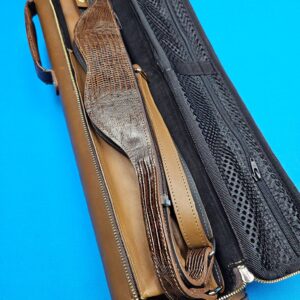 Castillo 3×5 Honey Brown Leather & Chocolate Lizard - Image 23