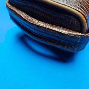 Castillo 3×5 Honey Brown Leather & Chocolate Lizard - Image 25