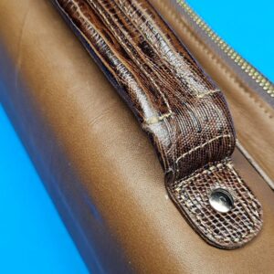 Castillo 3×5 Honey Brown Leather & Chocolate Lizard - Image 4