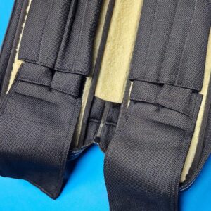 Castillo 4x8 Pebbled Black & White Leather - Image 12