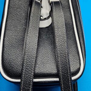 Castillo 4x8 Pebbled Black & White Leather - Image 15