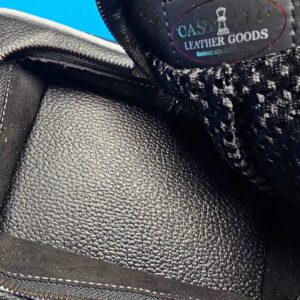 Castillo 4x8 Pebbled Black & White Leather - Image 17