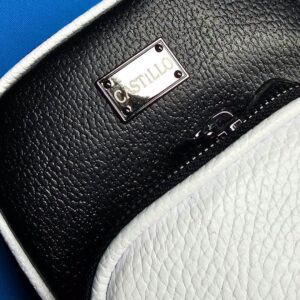 Castillo 4x8 Pebbled Black & White Leather - Image 20