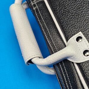 Castillo 4x8 Pebbled Black & White Leather - Image 24