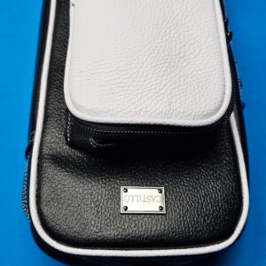 Castillo 4x8 Pebbled Black & White Leather - Image 27