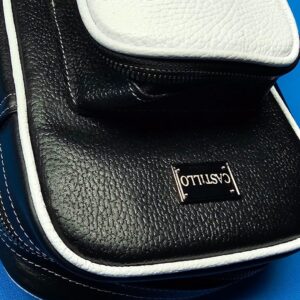 Castillo 4x8 Pebbled Black & White Leather - Image 28