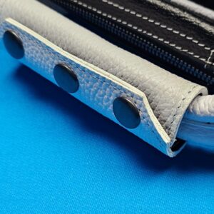 Castillo 4x8 Pebbled Black & White Leather - Image 29