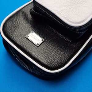 Castillo 4x8 Pebbled Black & White Leather - Image 5