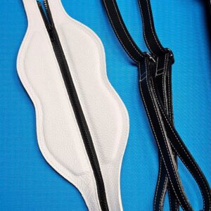 Castillo 4x8 Pebbled Black & White Leather - Image 8