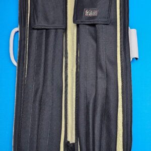 Castillo 4x8 Pebbled Black & White Leather - Image 9