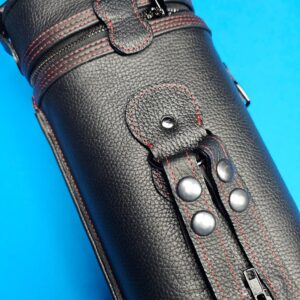 Castillo 4x8 Black Leather w/ Red Stitching - Image 13