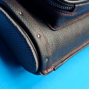 Castillo 4x8 Black Leather w/ Red Stitching - Image 15