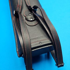 Castillo 4x8 Black Leather w/ Red Stitching - Image 16