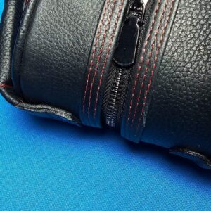 Castillo 4x8 Black Leather w/ Red Stitching - Image 20
