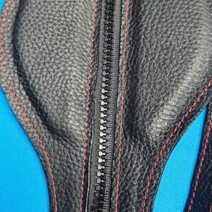 Castillo 4x8 Black Leather w/ Red Stitching - Image 24