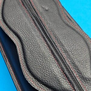 Castillo 4x8 Black Leather w/ Red Stitching - Image 28