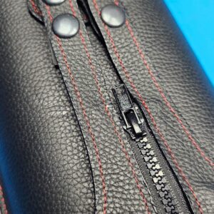 Castillo 4x8 Black Leather w/ Red Stitching - Image 29