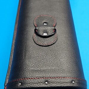 Castillo 4x8 Black Leather w/ Red Stitching - Image 10