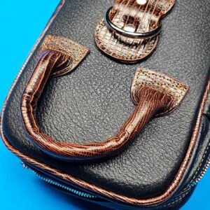 Castillo 4x8 Black Leather w/ Cognac - Image 12