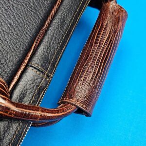 Castillo 4x8 Black Leather w/ Cognac - Image 24