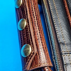 Castillo 4x8 Black Leather w/ Cognac - Image 5