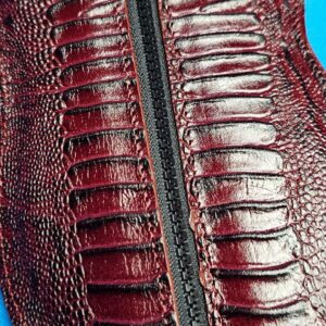 Castillo 3x5 Black/Wine Pebbled Leather - Image 17