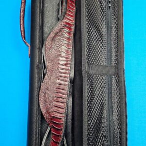 Castillo 3x5 Black/Wine Pebbled Leather - Image 19