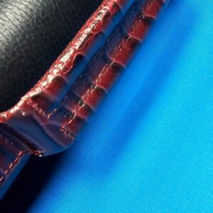 Castillo 3x5 Black/Wine Pebbled Leather - Image 23