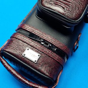 Castillo 3x5 Black/Wine Pebbled Leather - Image 26