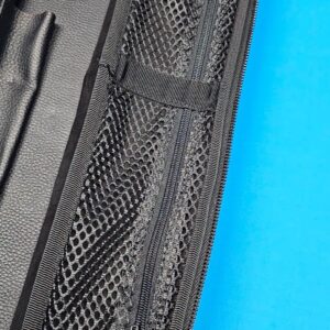 Castillo 3x5 Black/Wine Pebbled Leather - Image 8