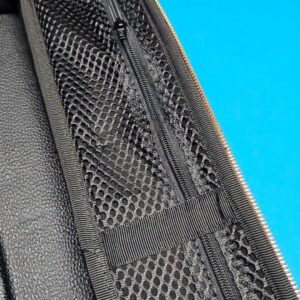 Castillo 4×8 Black Leather & Cognac (Ostrich) - Image 23