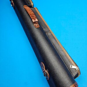 Castillo 4×8 Black Leather & Cognac (Ostrich) - Image 6