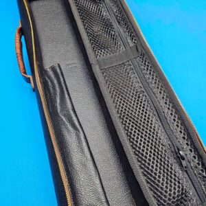 Castillo 4×8 Black Leather & Cognac (Ostrich) - Image 8